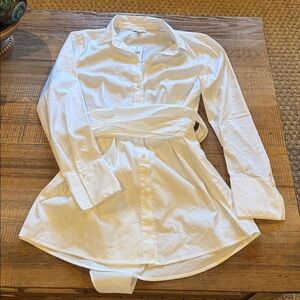 J. Jill Cream Button-Up Shirt